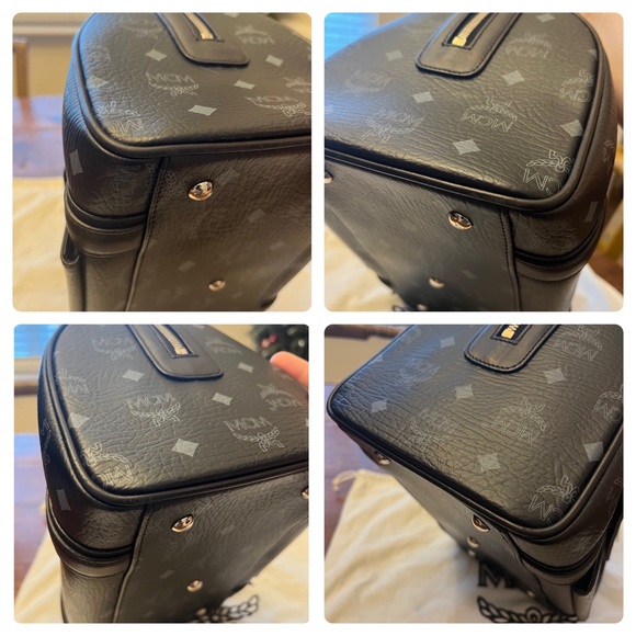 EUC Authentic MCM Visetos Boston Bag - Picture 11 of 15